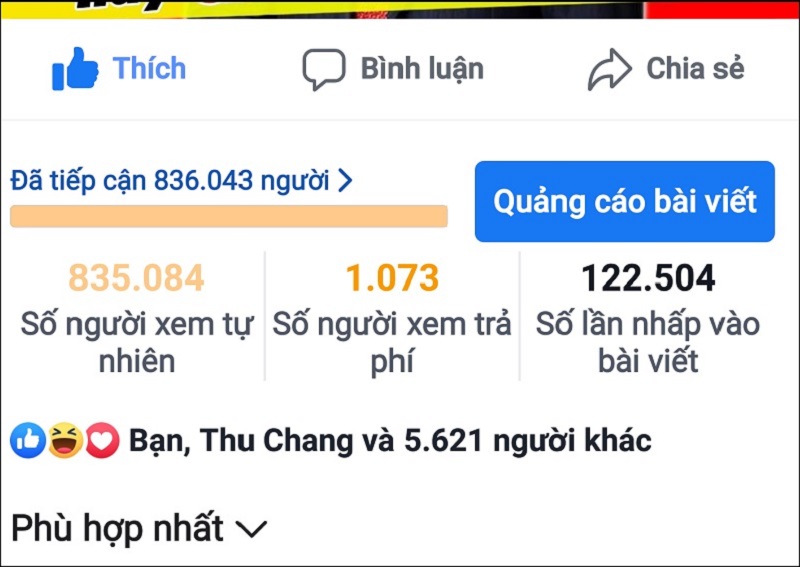 Khả năng tiếp cận khách hàng thông qua quảng cáo Boosted Page Posts - Quảng cáo bài viết